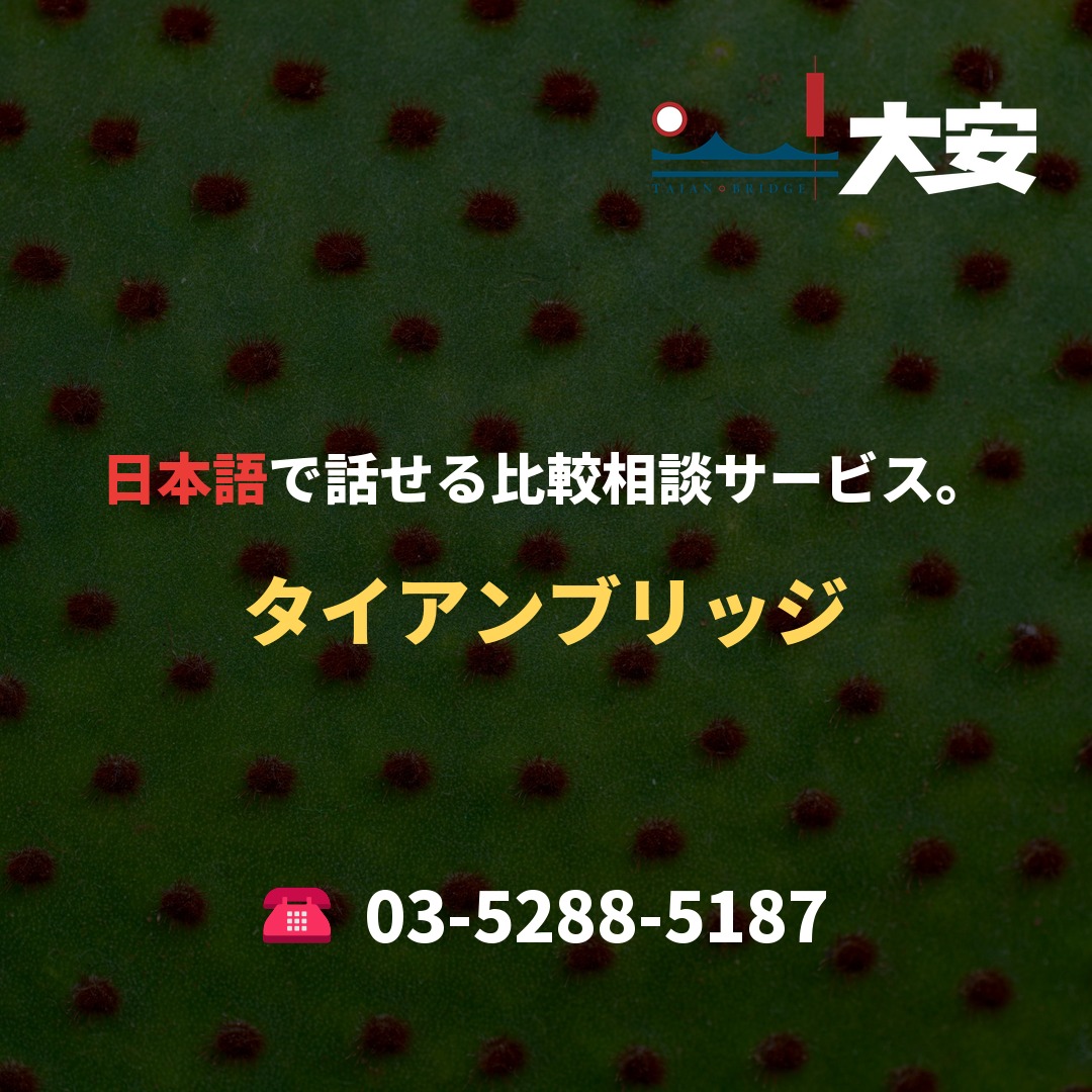 日本語で話せる比較相談サービス。｜タイアンブリッジ
