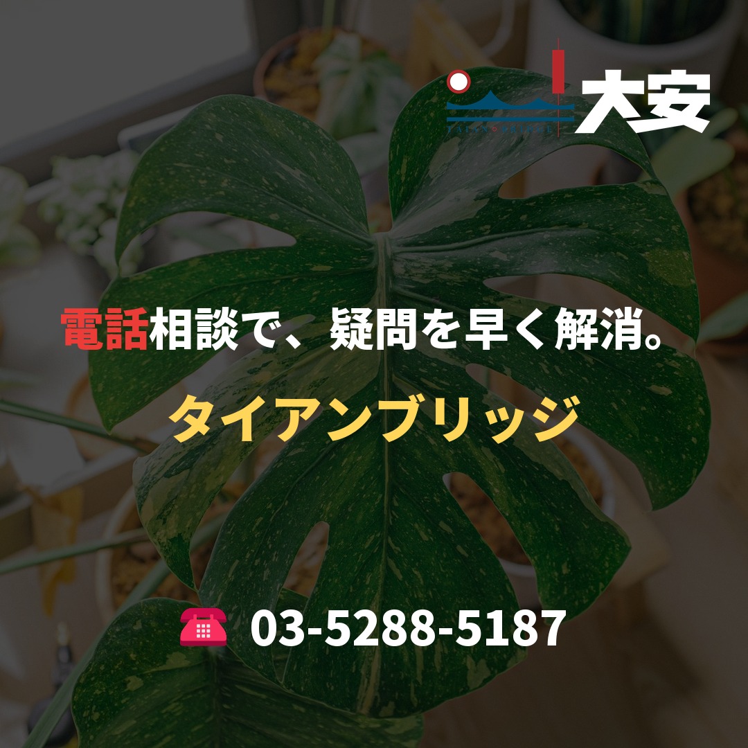 電話相談で、疑問を早く解消。｜タイアンブリッジ