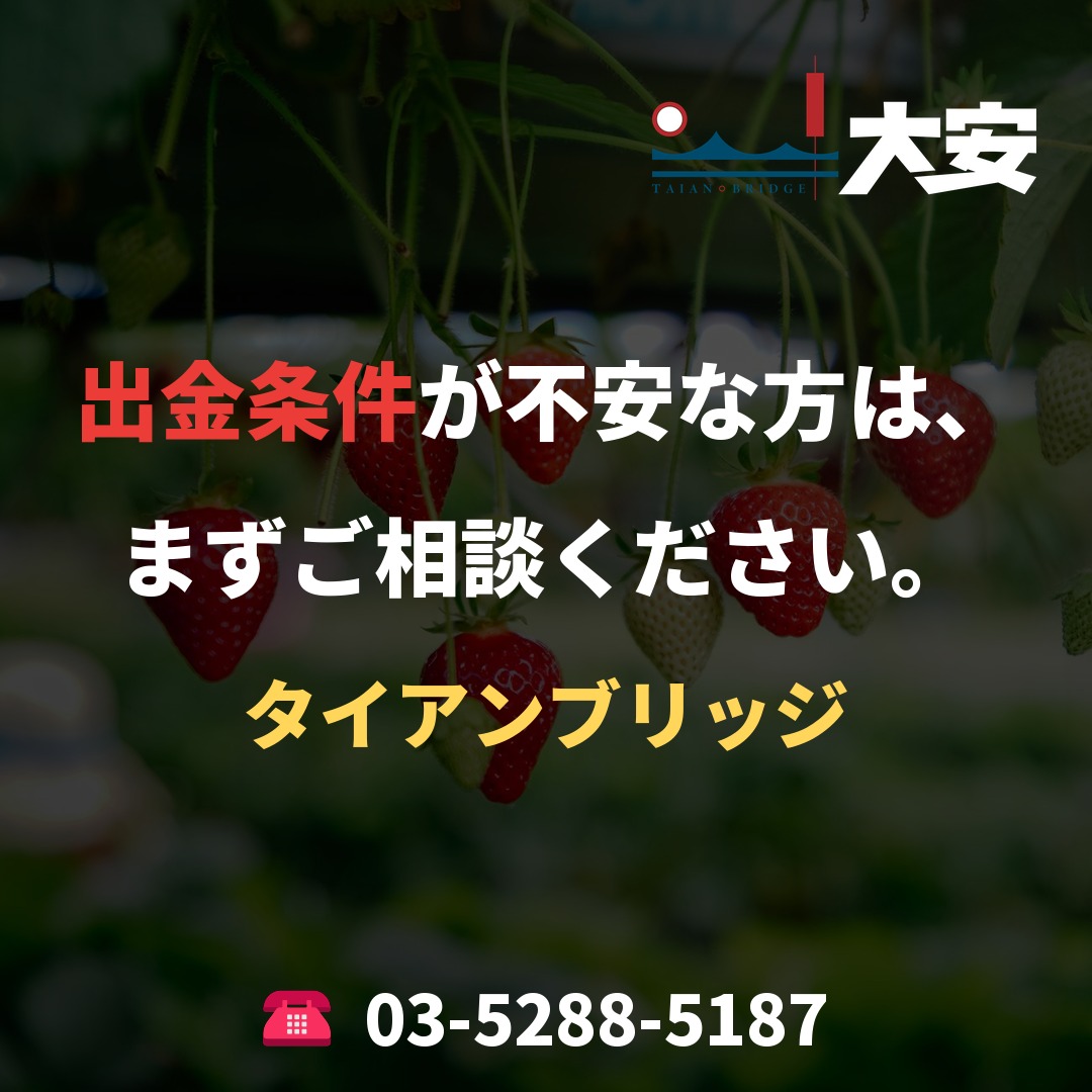 出金条件が不安な方は、まずご相談ください。｜タイアンブリッジ