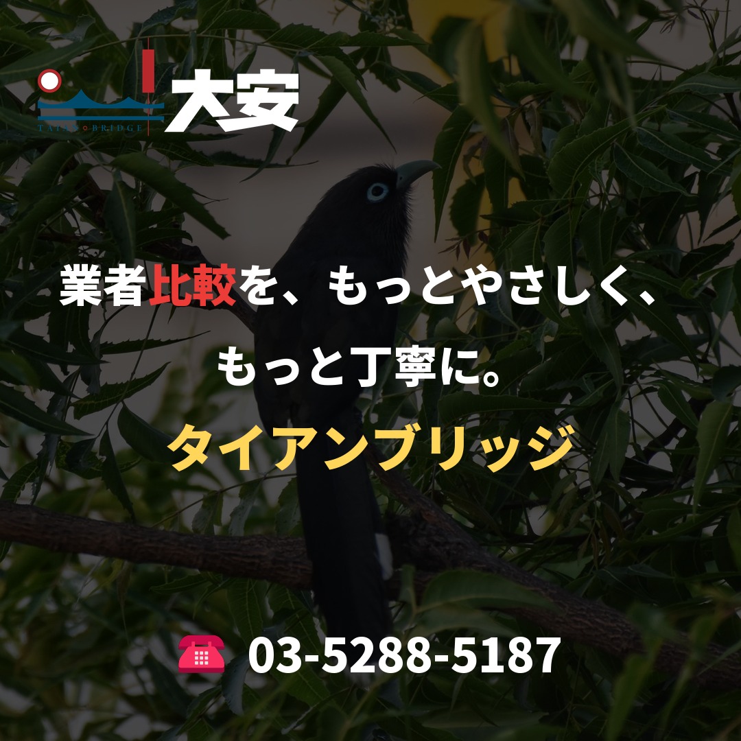 業者比較を、もっとやさしく、もっと丁寧に。｜タイアンブリッジ